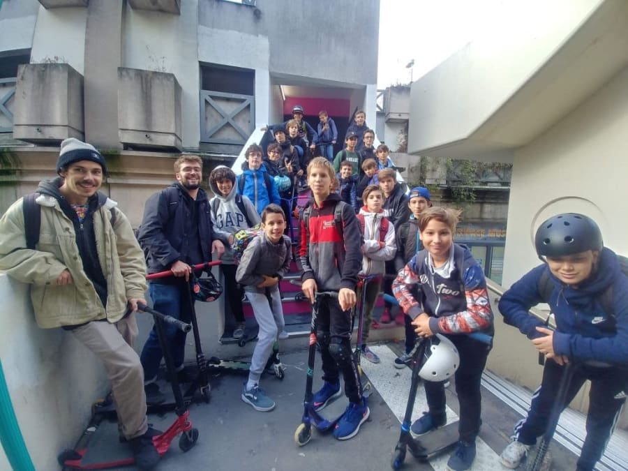 Stage vacances Trottinette Freestyle 10-17 ans départ Paris 3ème