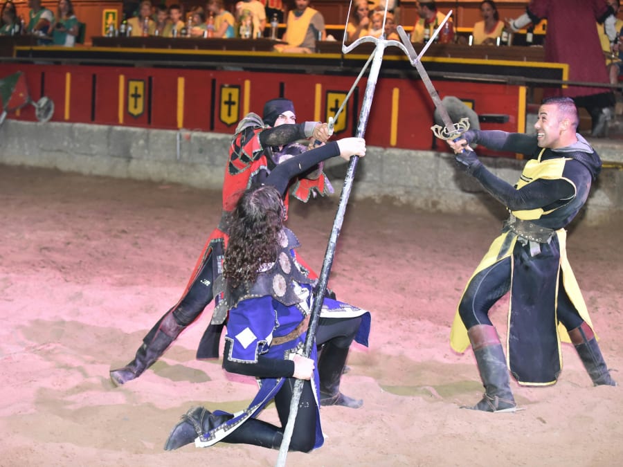 Spectacle médiéval avec dîner banquet au Castillo San Miguel à  Tenerife