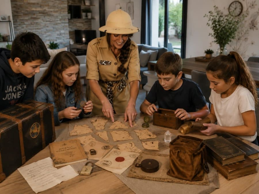 Anniversaire "Opération Trésor Perdu" 8-13 ans à domicile en IDF