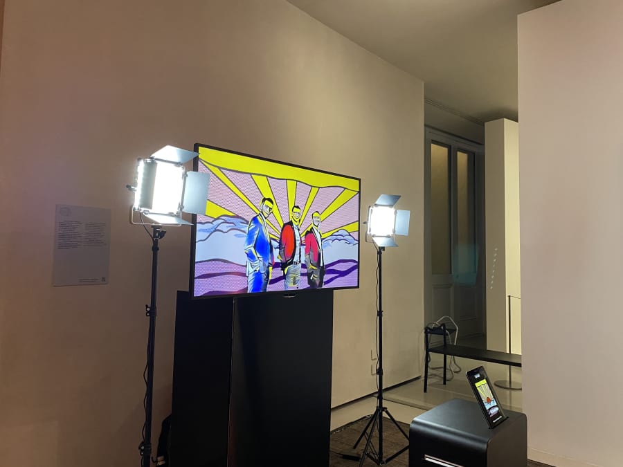 Animation Borne Photo "Devenez le chef-d'œuvre"