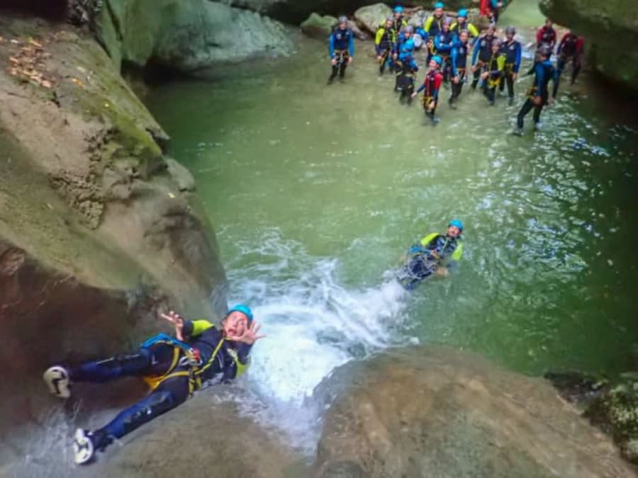 Canyoning au canyon du Furon Intégral à Sassenage (38)