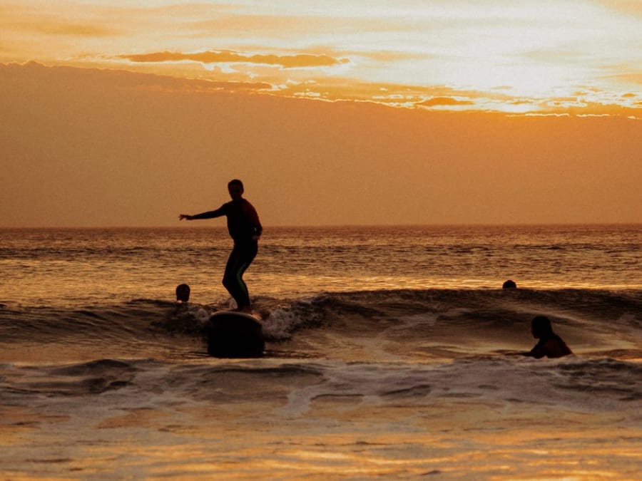 Cours collectif de surf à Seignosse (40)