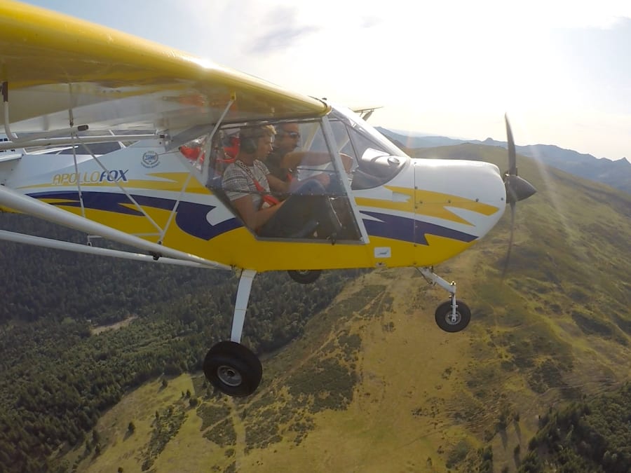 Baptême de l'air en ULM Multiaxes à Coltines (15)