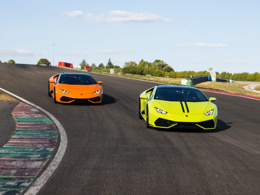 Stage duo Lamborghini Huracan+Ferrari F8, Circuit de Folembray