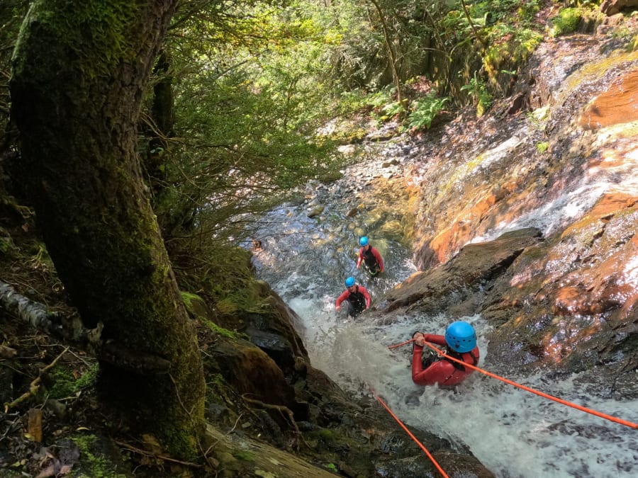 Canyoning au canyon de l'Argensou à Auzat (09)