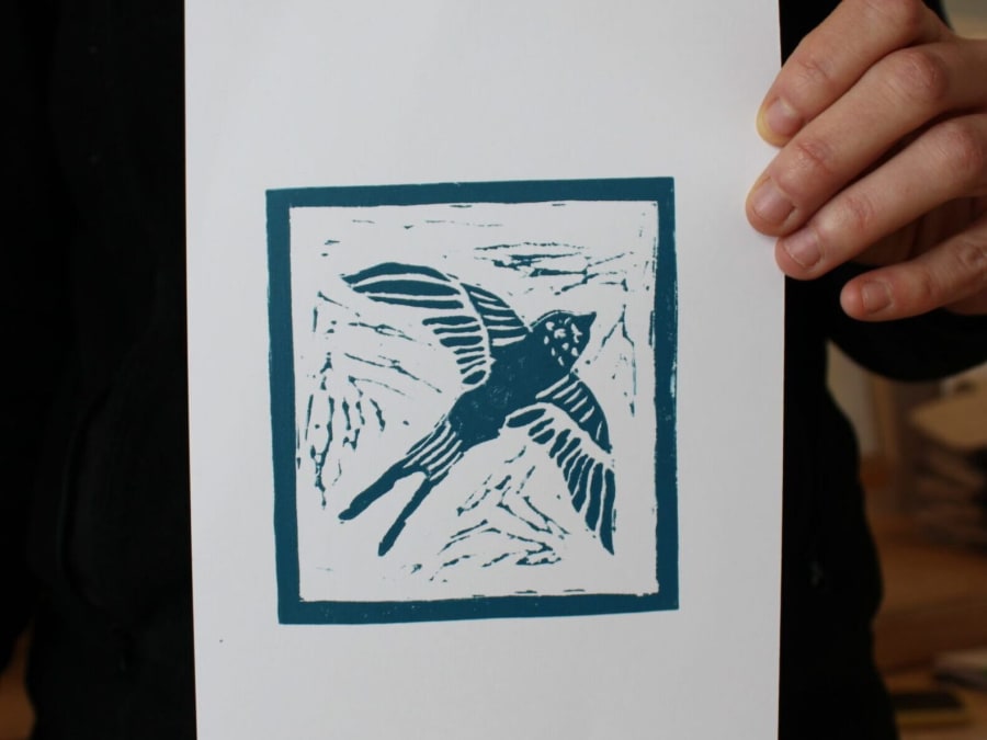 Taller de iniciación al linograbado en Plougastel-Daoulas (29)