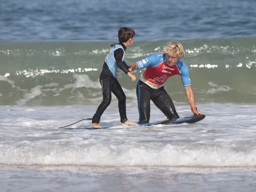Cursos de surf para niños en Capbreton (40)