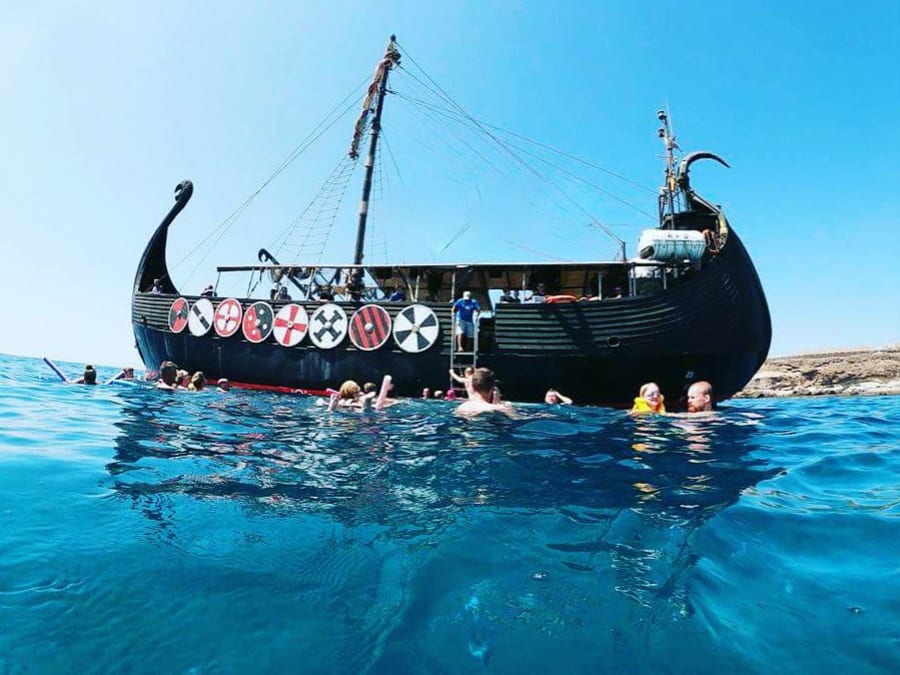 Croisière viking 3h, baignade et observation dauphins à Tenerife