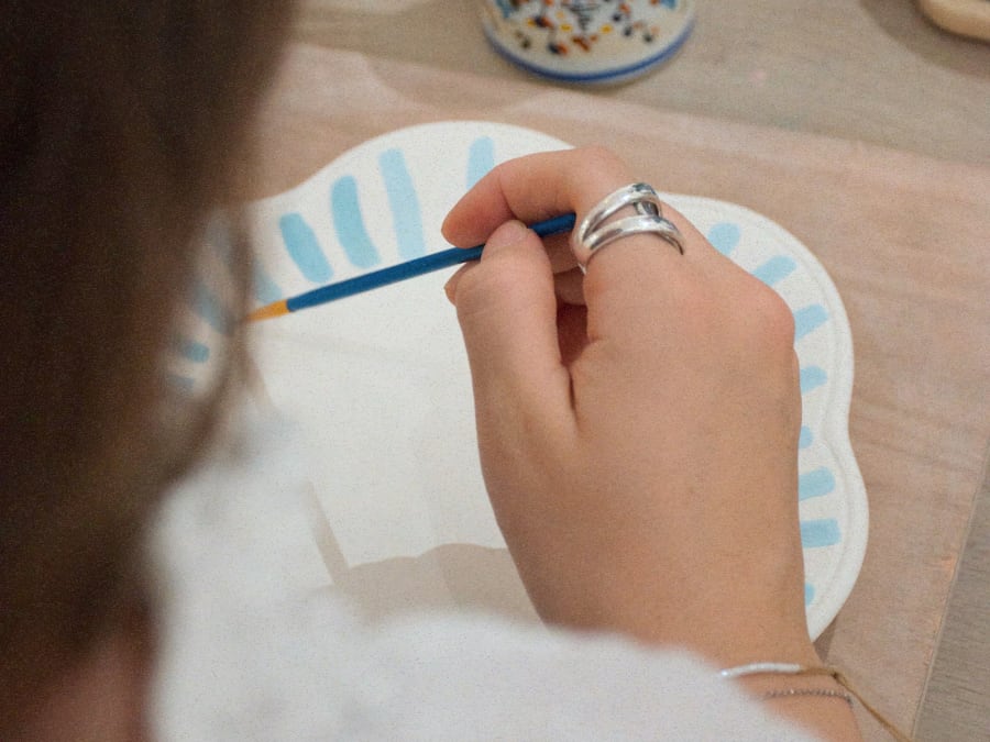 Atelier peinture sur céramique spécial EVJF/EVG à domicile (75)