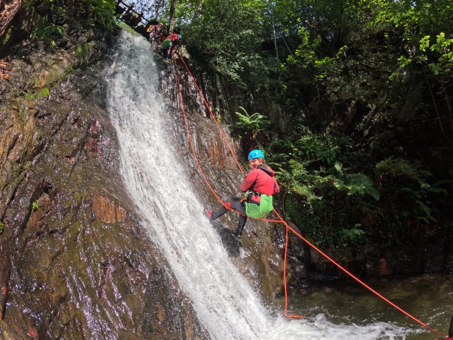 Canyoning au canyon de l'Argensou à Auzat (09)