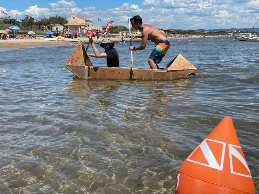 Team Building Construction en carton dans le Sud-Ouest