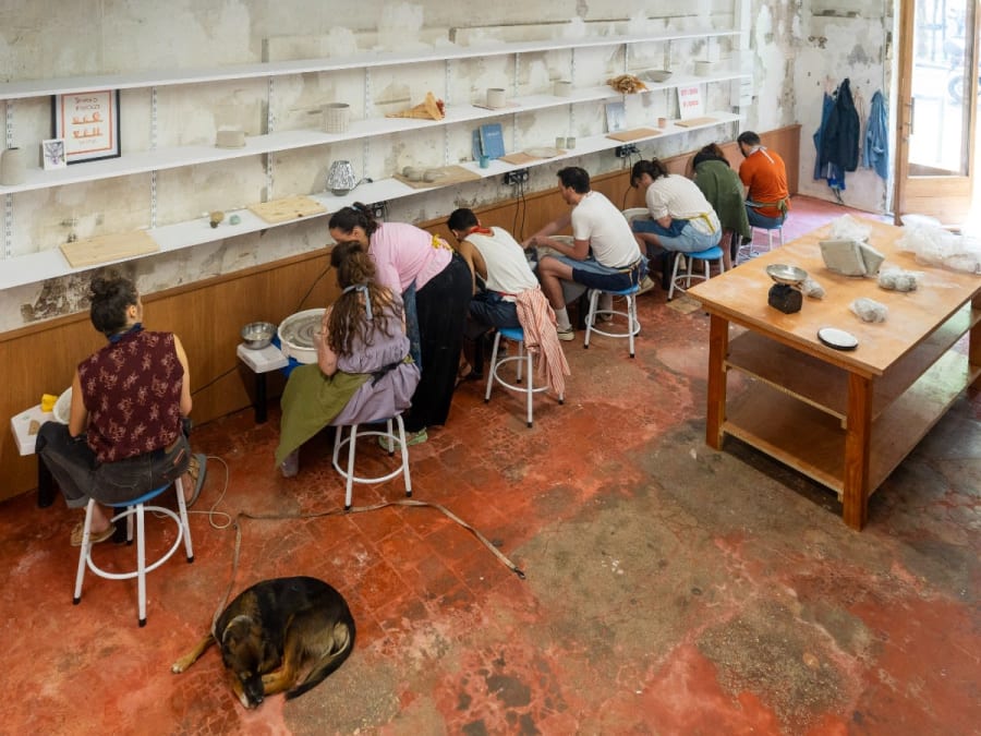 Corso introduttivo alla tornitura della ceramica a Marsiglia, 6° arrondissement
