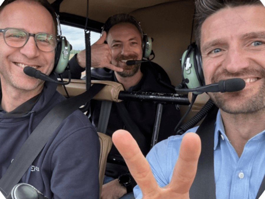 Vuelo de iniciación en helicóptero sobre Saint-Etienne (42)