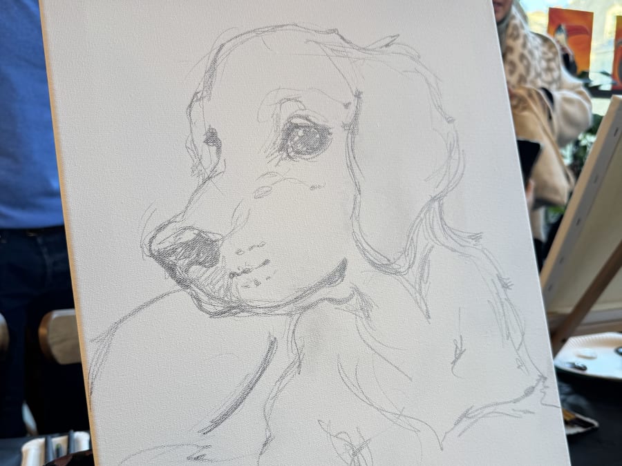 Paint your pet" painting workshop in Paris