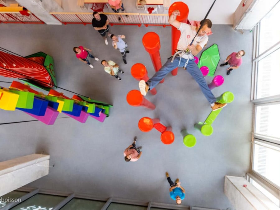 Team Building Défis verticaux chez Hapik Nanterre (92)