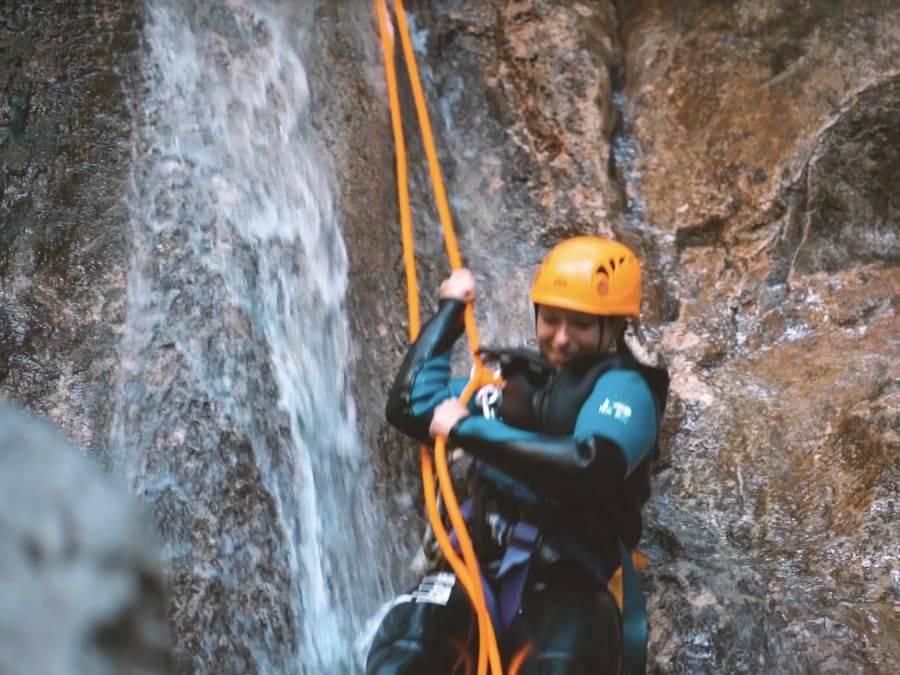 Canyoning in the Gorges du Loup from Nice