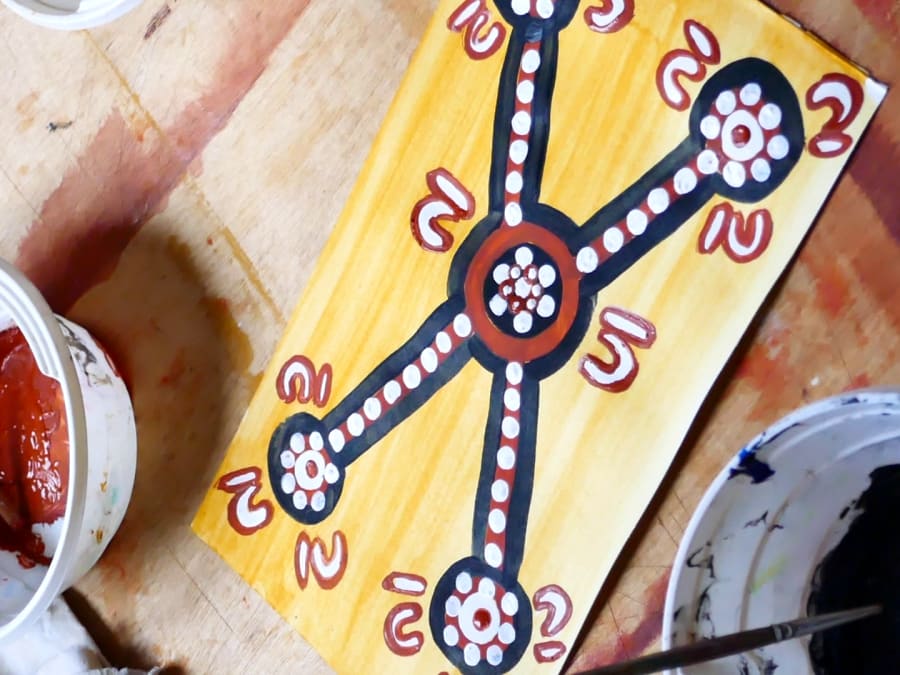 Atelier d'initiation à la peinture aborigène à Paris 12ème