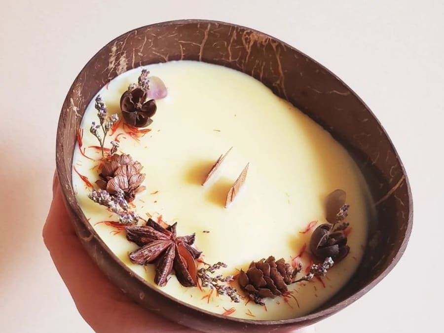 Floral candle workshop in Paris 1st district