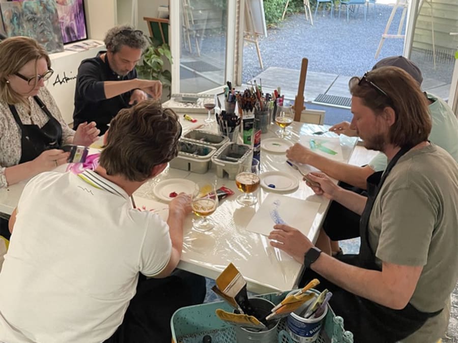 Curso de pintura inmersiva en Gannay-sur-Loire (03)