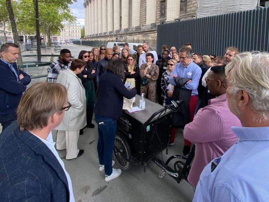 Jeu de piste dans le quartier de l'Opera Garnier à Paris 8ème