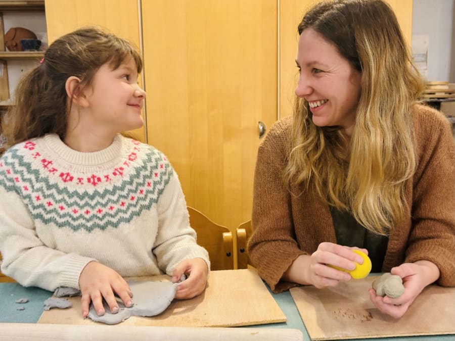 Atelier modelage parent/enfant à Paris 14ème