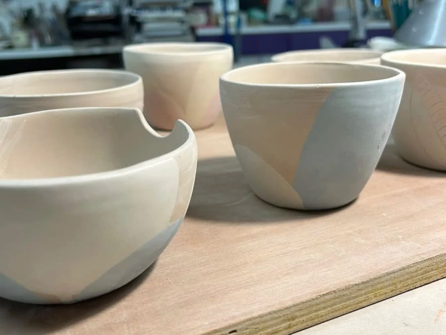 Introduction to casting porcelain at Thorigné-Fouillard (35)