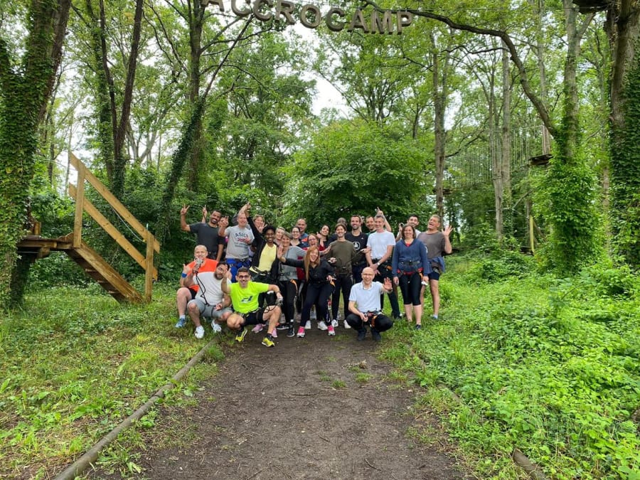 Team Building Olympiade & accrobranche à St-Germain-en-laye