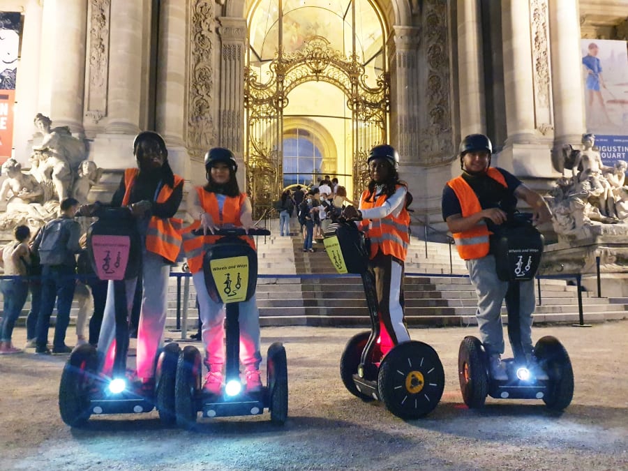 París de noche en Segway