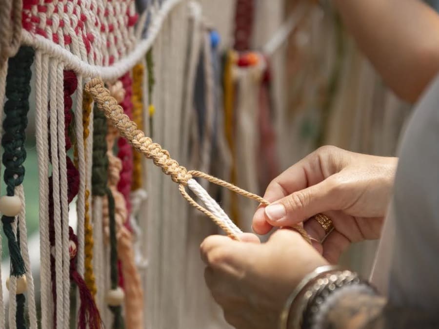 Macramé workshop in Hyères (83)