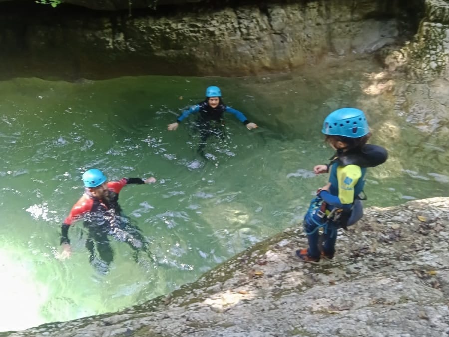 Randonnée aquatique dans le Vercors (38)