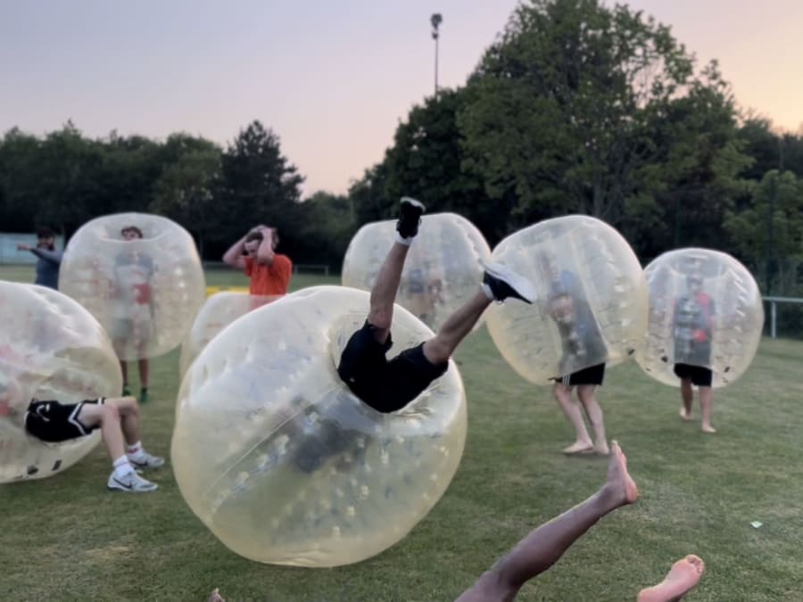 Team Building Bubble Foot mobile en IDF