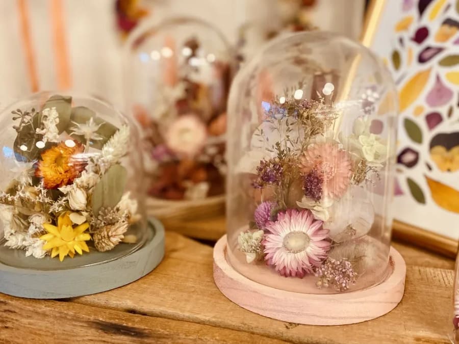 Team Building Atelier cloche fleurie à Strasbourg (67)