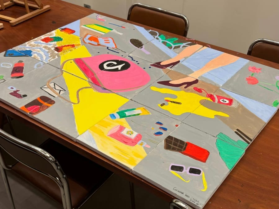 Team building atelier peinture à Paris 17ème