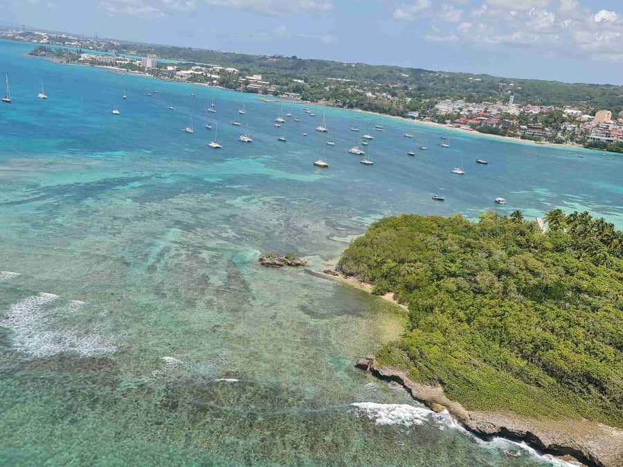 Ultralight seaplane flight in Pointe-à-Pitre (97)