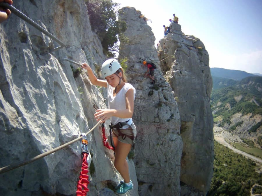Via Ferrata discovery near Saint-Lary-Soulan (65)