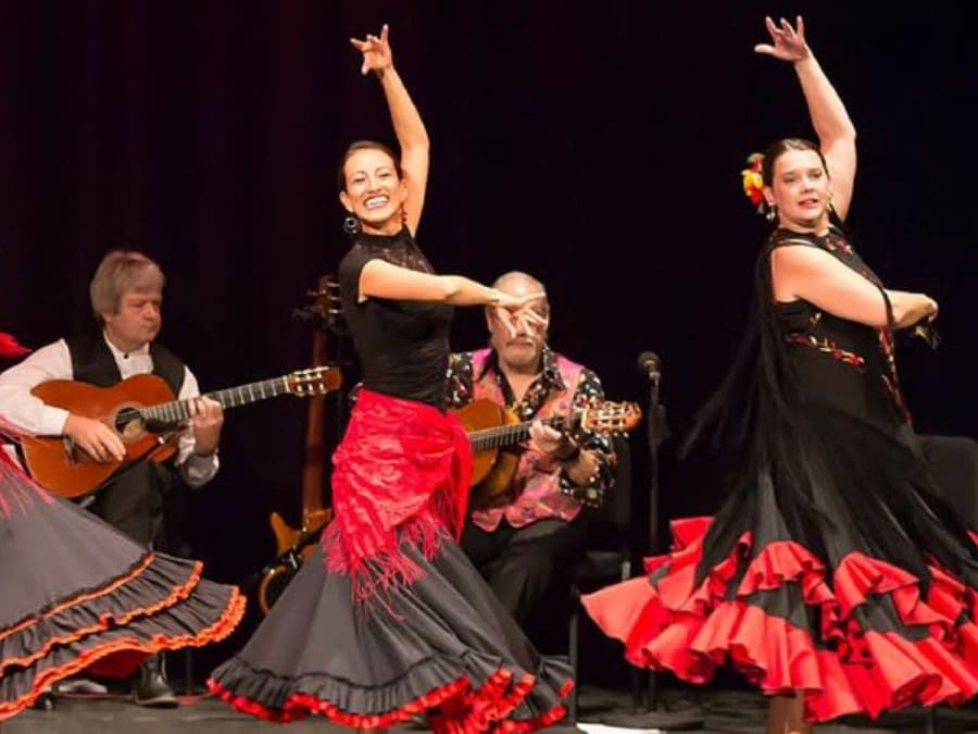 Visita guidata in tuk-tuk, tapas e serata di flamenco a Malaga