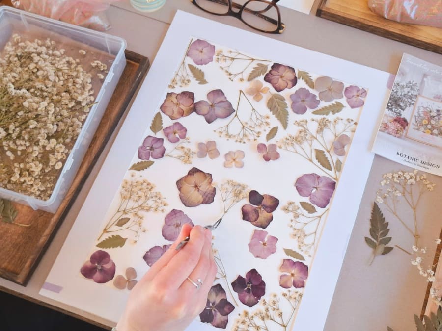 Atelier création d'herbiers à Saint-Aubin-de-Médoc (33)