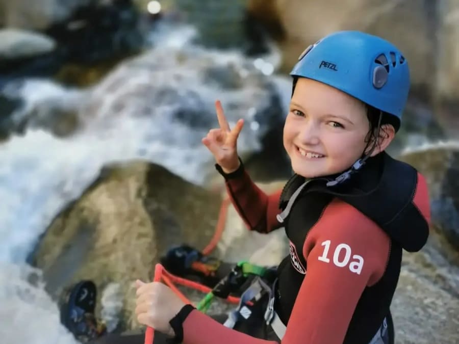 Canyoning au canyon de la Haute Borne en Ardèche (07)