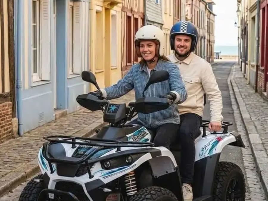 Randonnée en quad dans les trois villes soeurs à Eu (76)