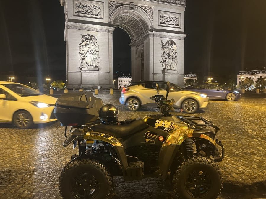 Balade en Quad électrique à Paris