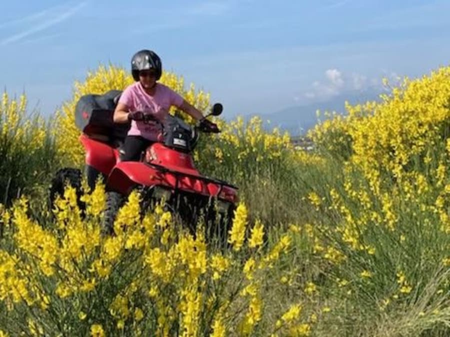 Randonnée Quad autour de Baixas (66)