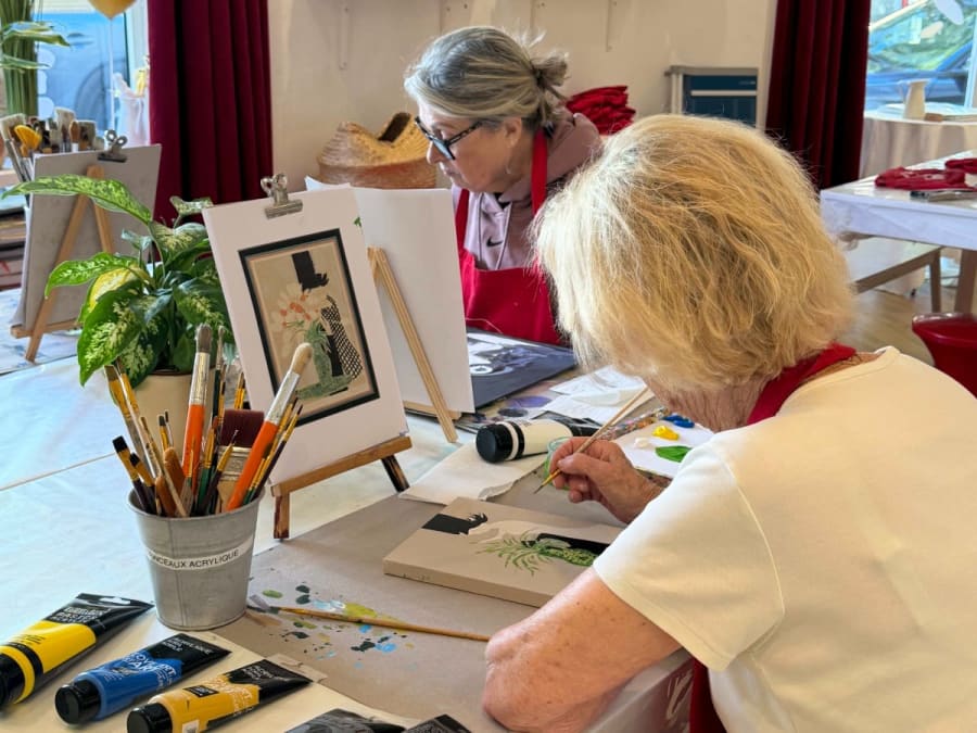 Adult drawing or painting workshop in Antibes (06)