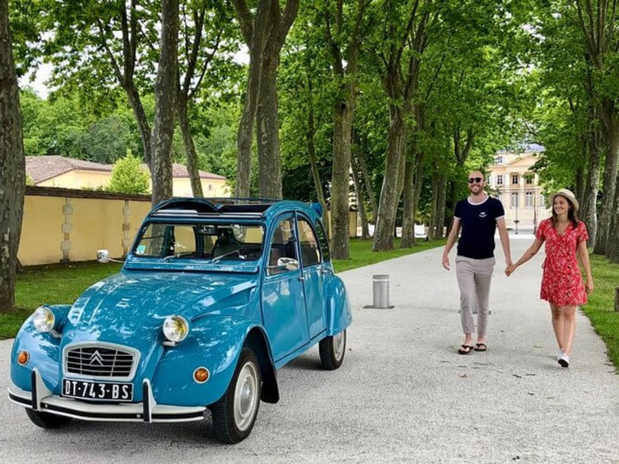 Eintägiger Weintourismus-Ausflug mit dem 2CV nach Margaux und ins Médoc