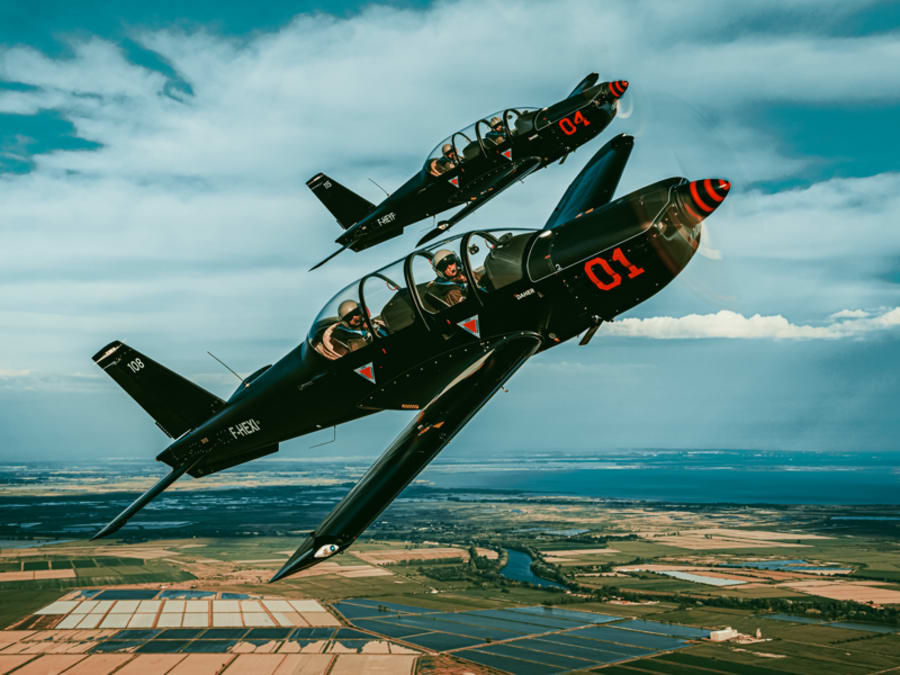 Vuelo acrobático desde Montpellier (34)