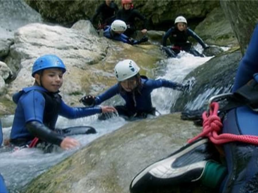 Barranquismo en las Gargantas del Loup en Gourdon (06)
