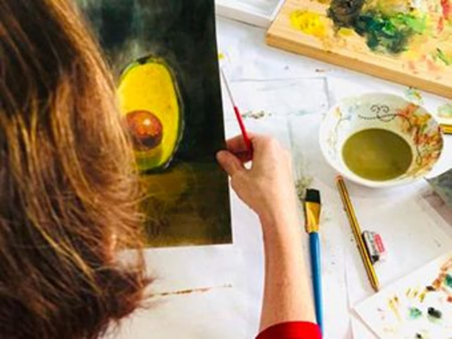 Adult drawing or painting workshop in Antibes (06)