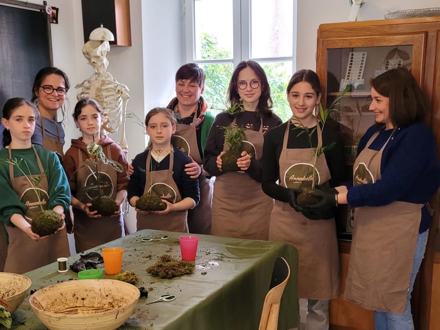 Atelier Kokedama parent/enfant à Nantes (44)
