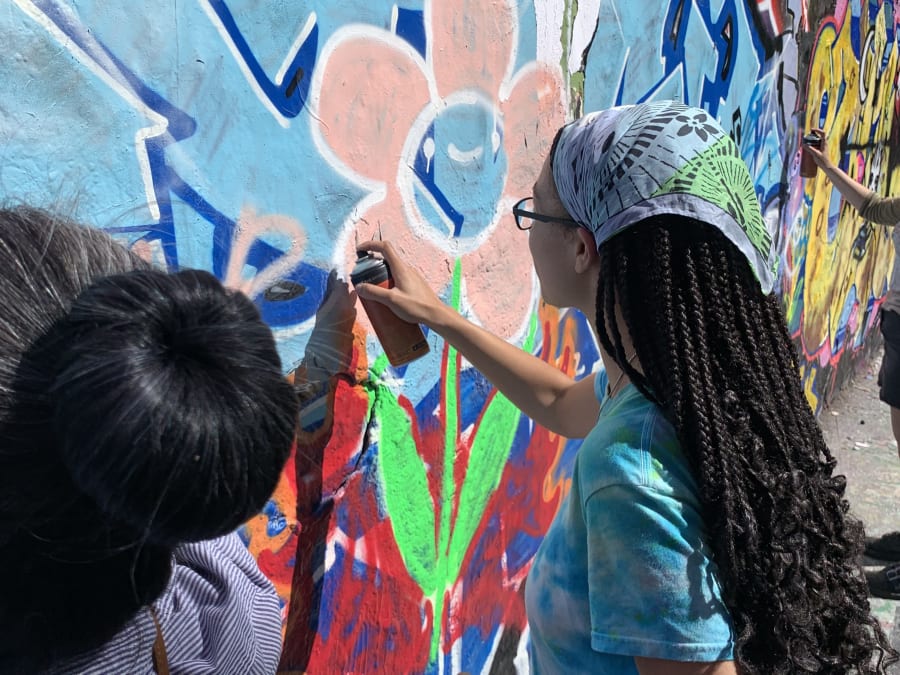 Atelier d'initiation au graffiti à Paris 1er 