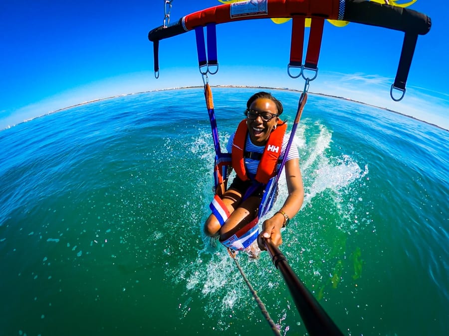 Parachute Ascensionnel vol solo à La Rochelle (17)