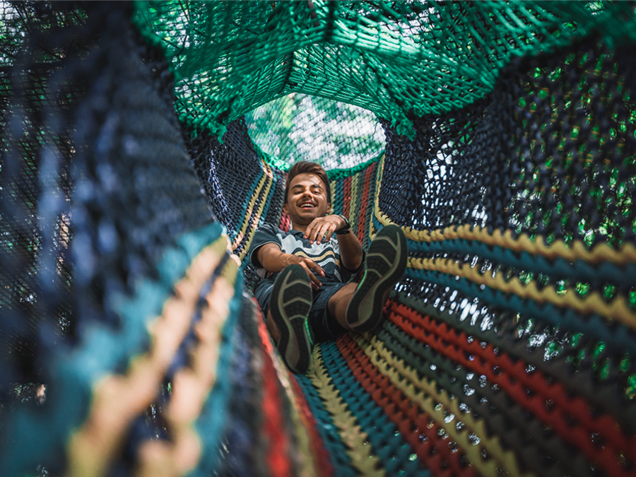 Parcours filets et trampolines à Meudon (92)